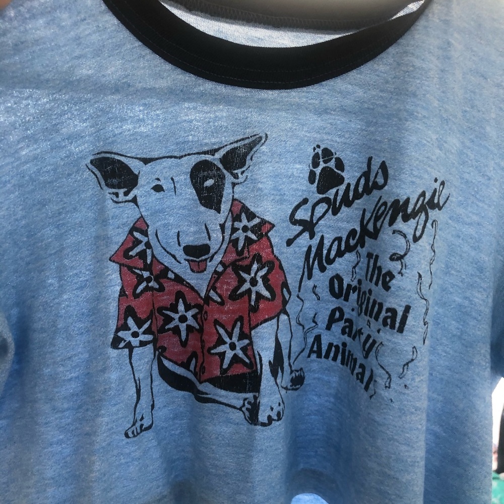 Vintage Spuds Mackenzie Crop T-shirt - Picture 2 of 4